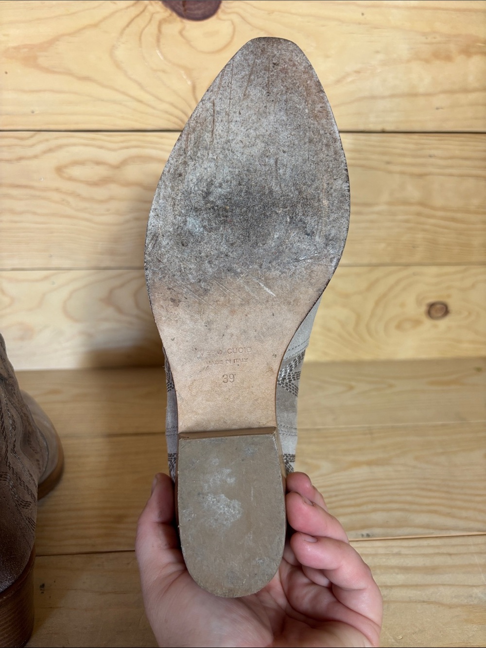 La Canadienne western suede boots 39 - Picture 11 of 11